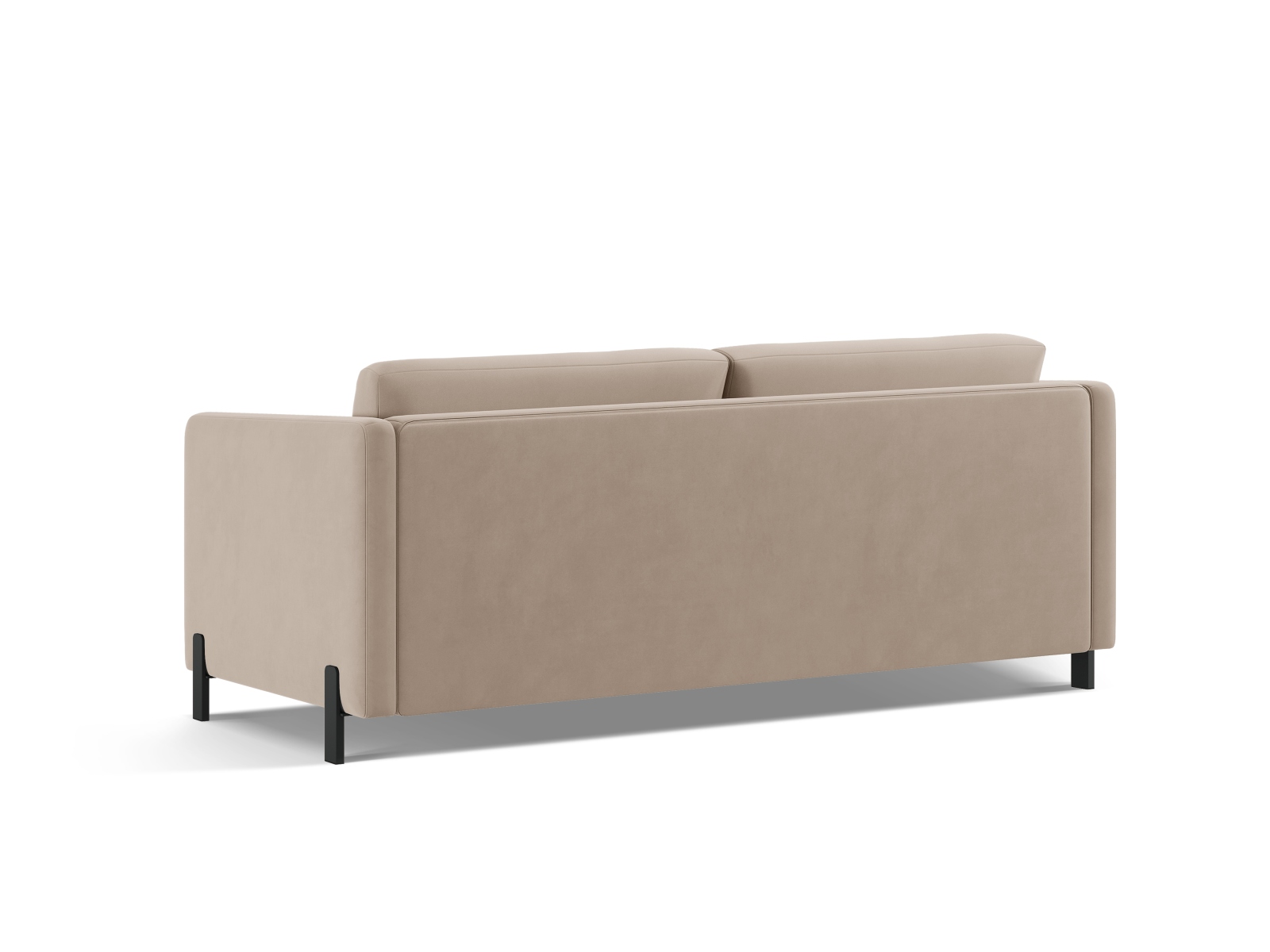 Velvet Sofa With Bed Function, "Gloria", 2 Seats, 186x102x88