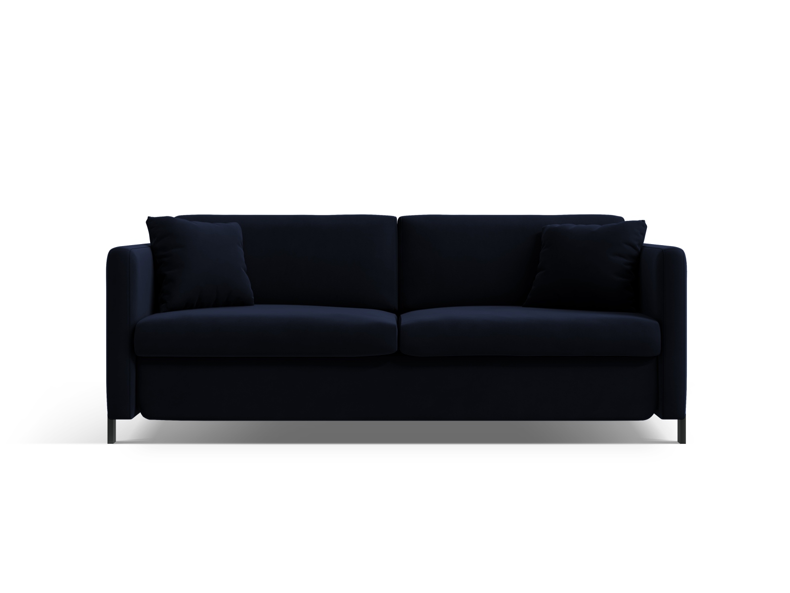 Velvet Sofa With Bed Function, "Gloria", 2 Seats, 186x102x88