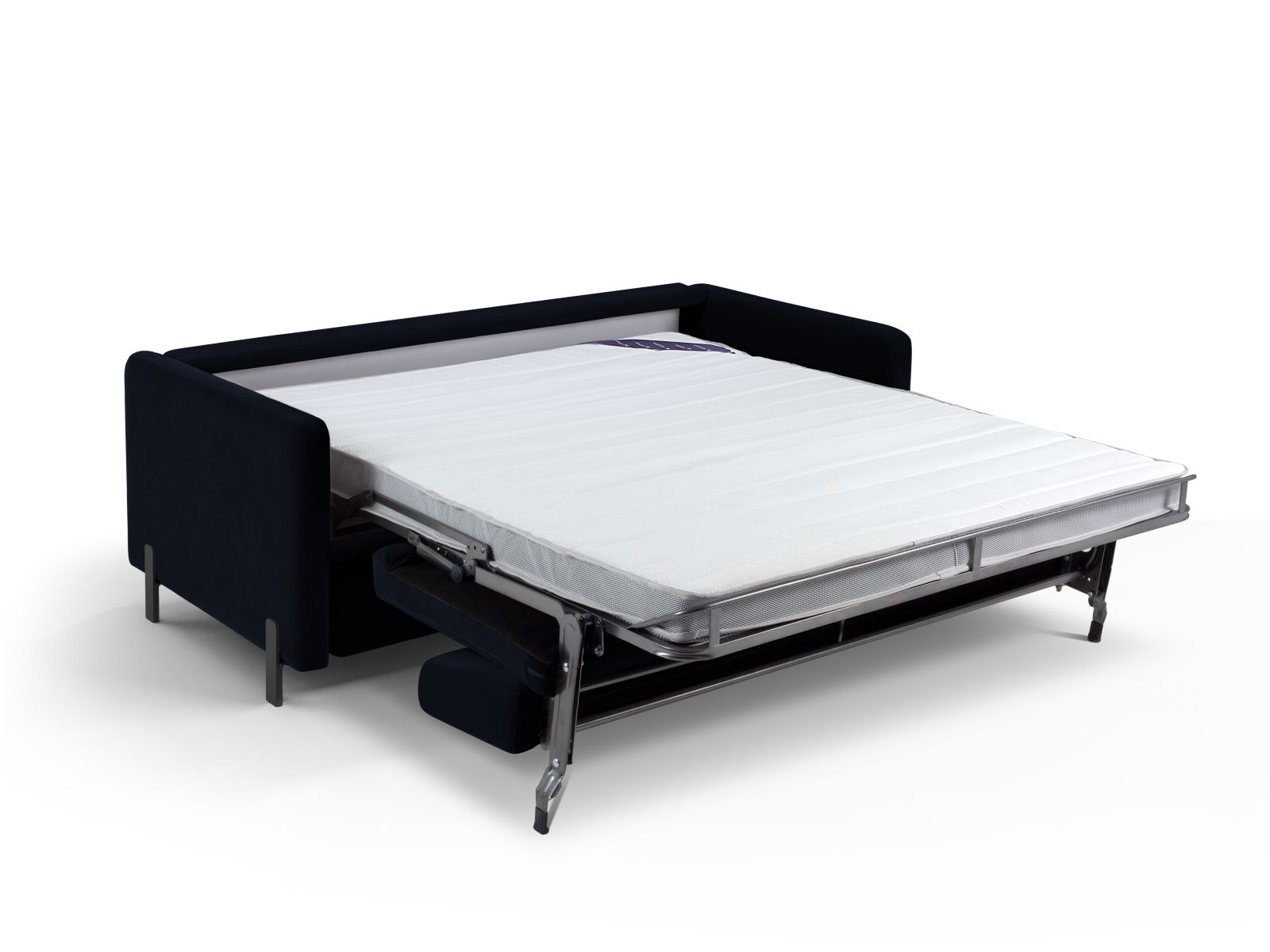 Velvet Sofa With Bed Function, "Gloria", 3 Seats, 206x102x88