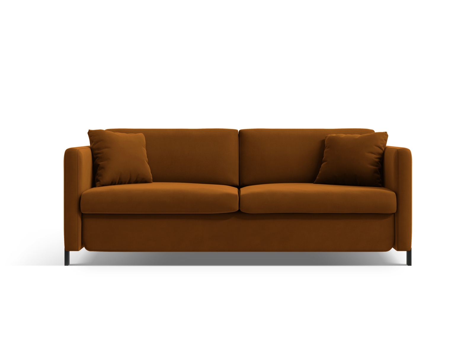 Velvet Sofa With Bed Function, "Gloria", 3 Seats, 206x102x88