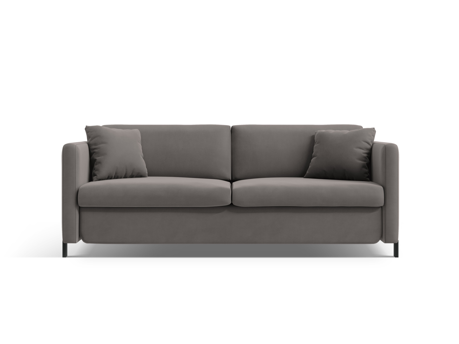 Velvet Sofa With Bed Function, "Gloria", 3 Seats, 206x102x88