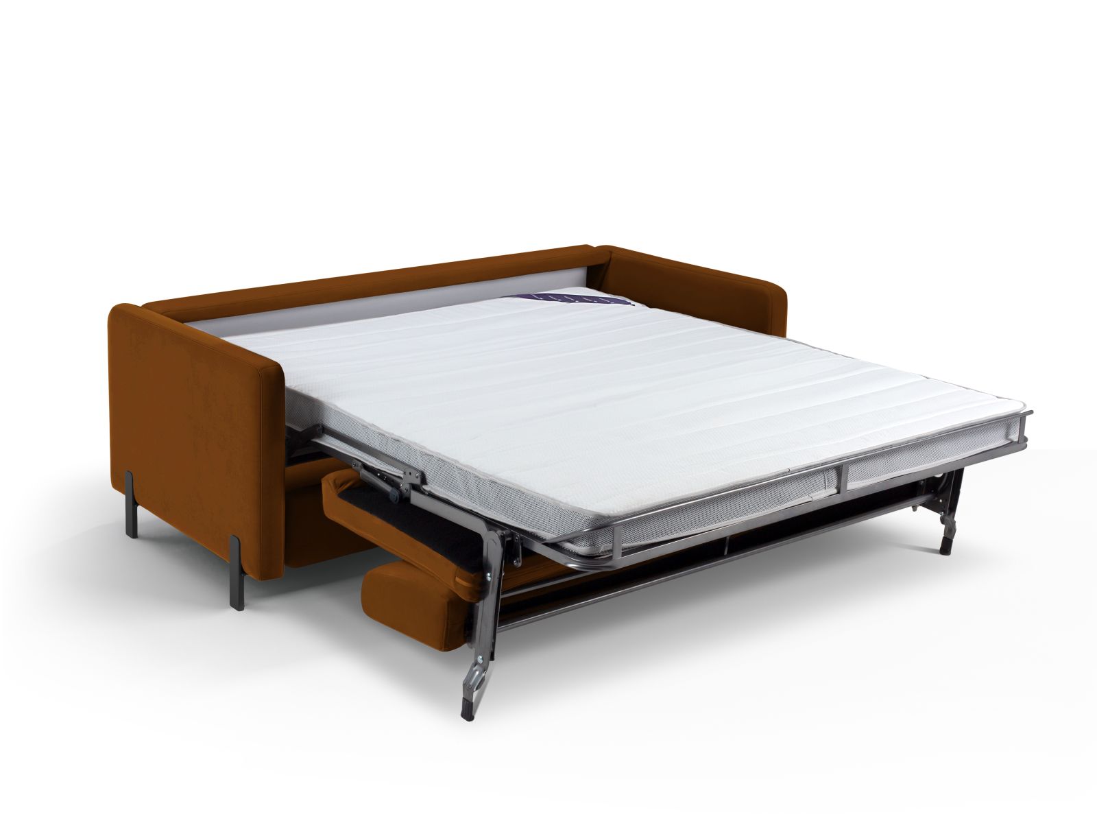 Velvet Sofa With Bed Function, "Gloria", 3 Seats, 206x102x88