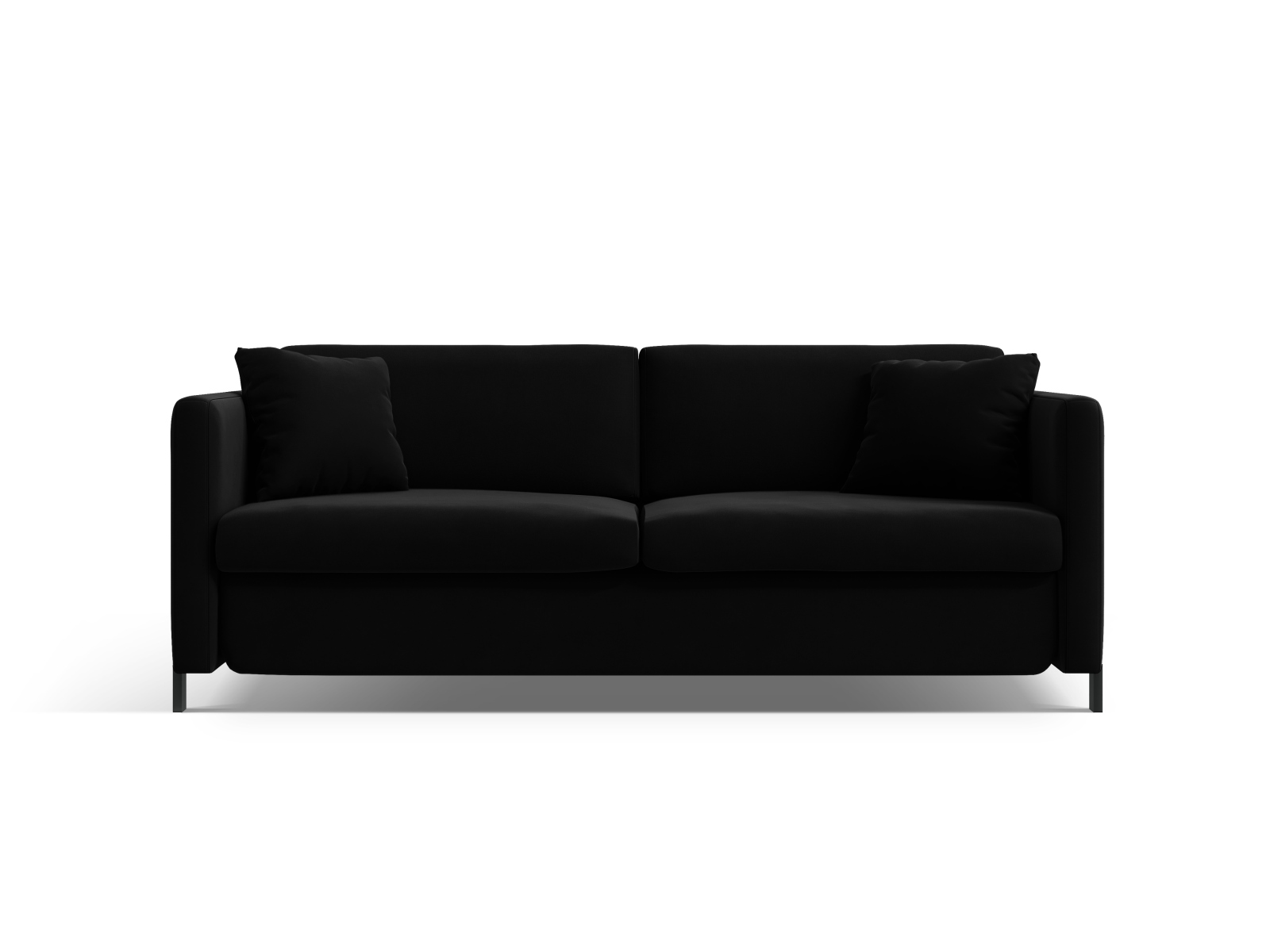 Velvet Sofa With Bed Function, "Gloria", 3 Seats, 206x102x88
