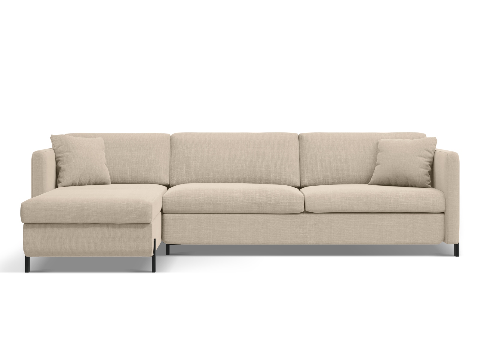 Left Corner Sofa With Bed Function And Box, "Gloria", 5 Seats, 286x170x88