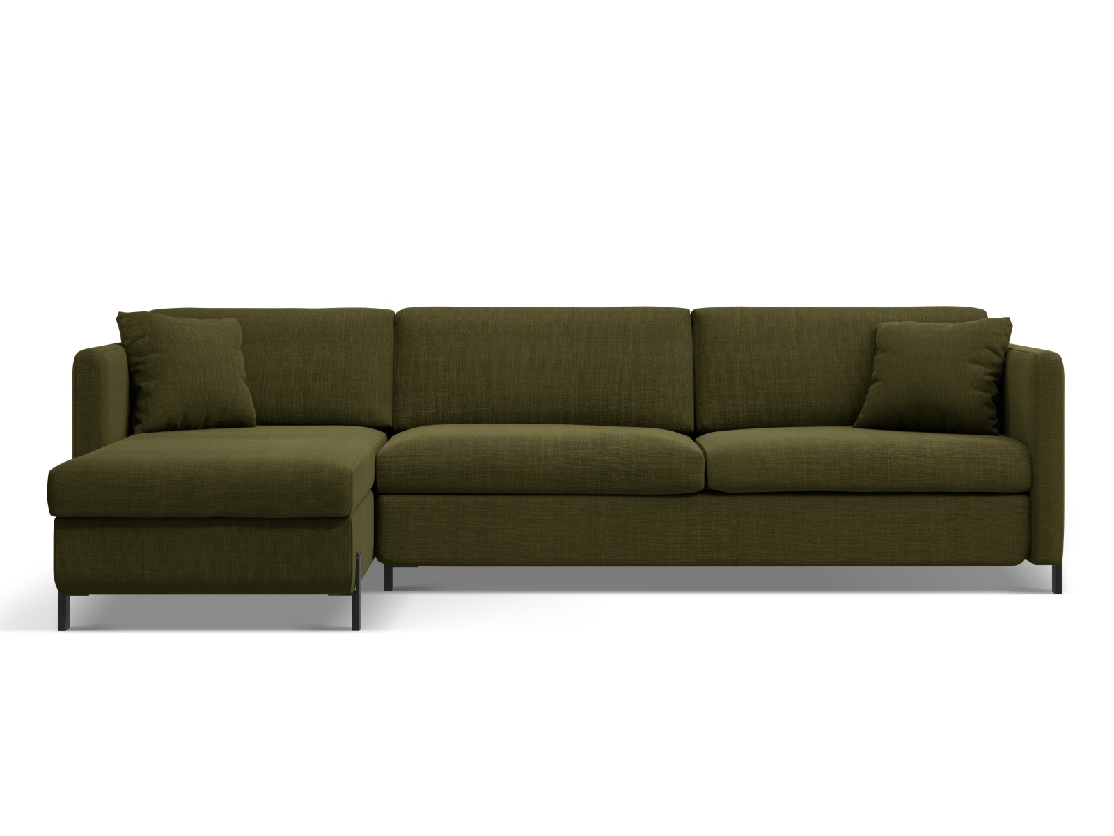 Left Corner Sofa With Bed Function And Box, "Gloria", 5 Seats, 286x170x88