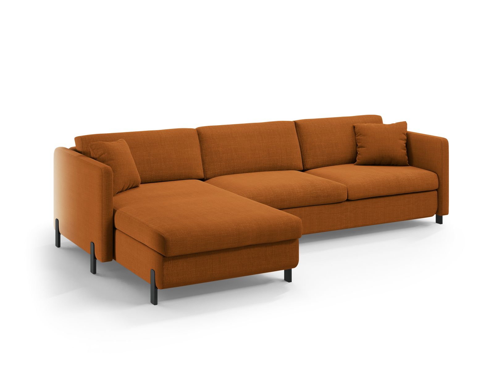 Left Corner Sofa With Bed Function And Box, "Gloria", 5 Seats, 286x170x88