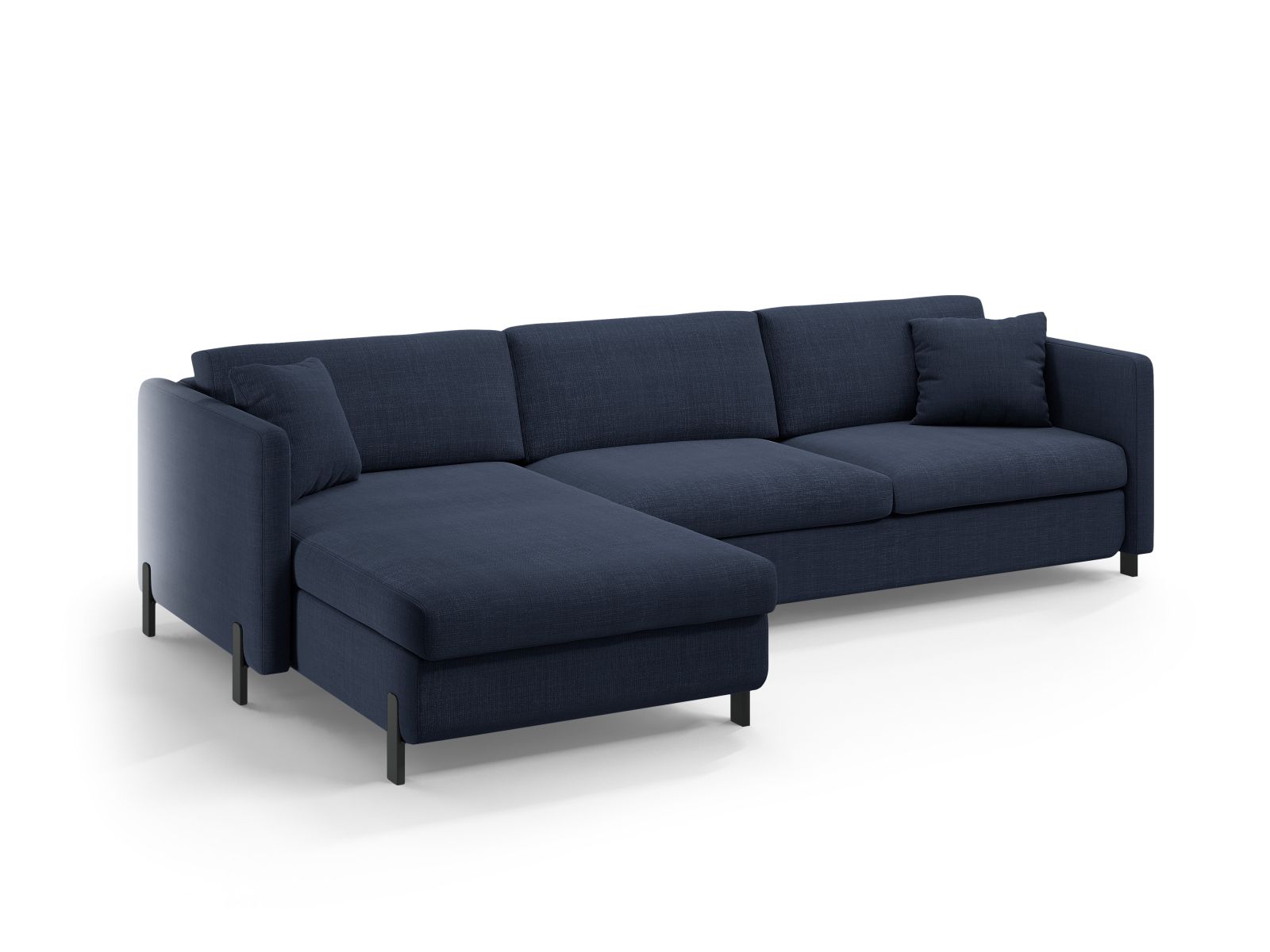 Left Corner Sofa With Bed Function And Box, "Gloria", 5 Seats, 286x170x88
