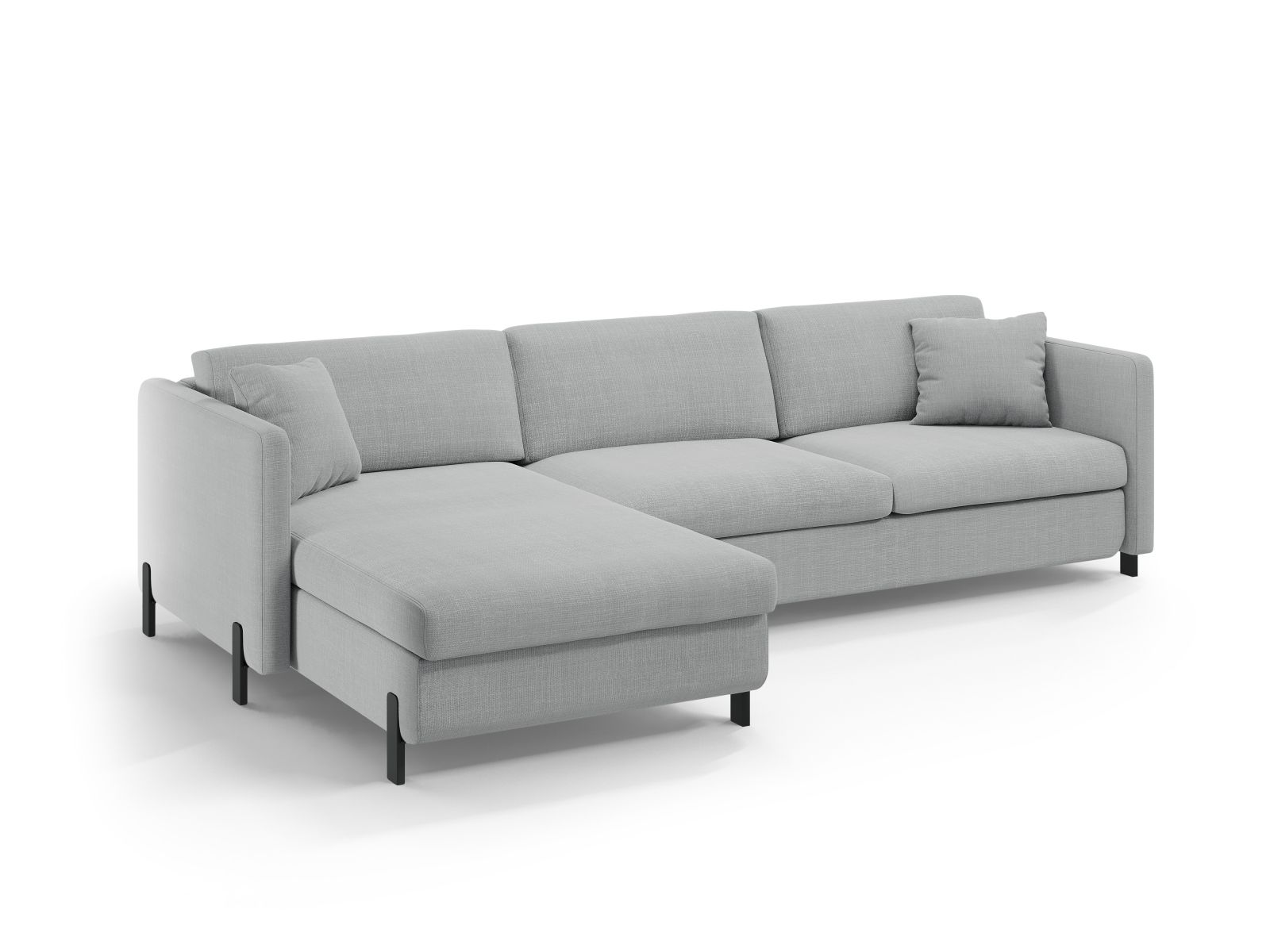 Left Corner Sofa With Bed Function And Box, "Gloria", 5 Seats, 286x170x88