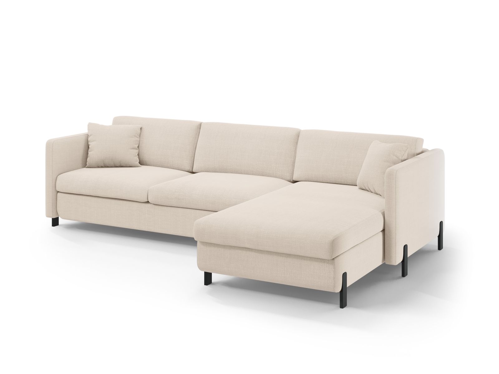 Right Corner Sofa With Bed Function And Box, "Gloria", 5 Seats, 286x170x88