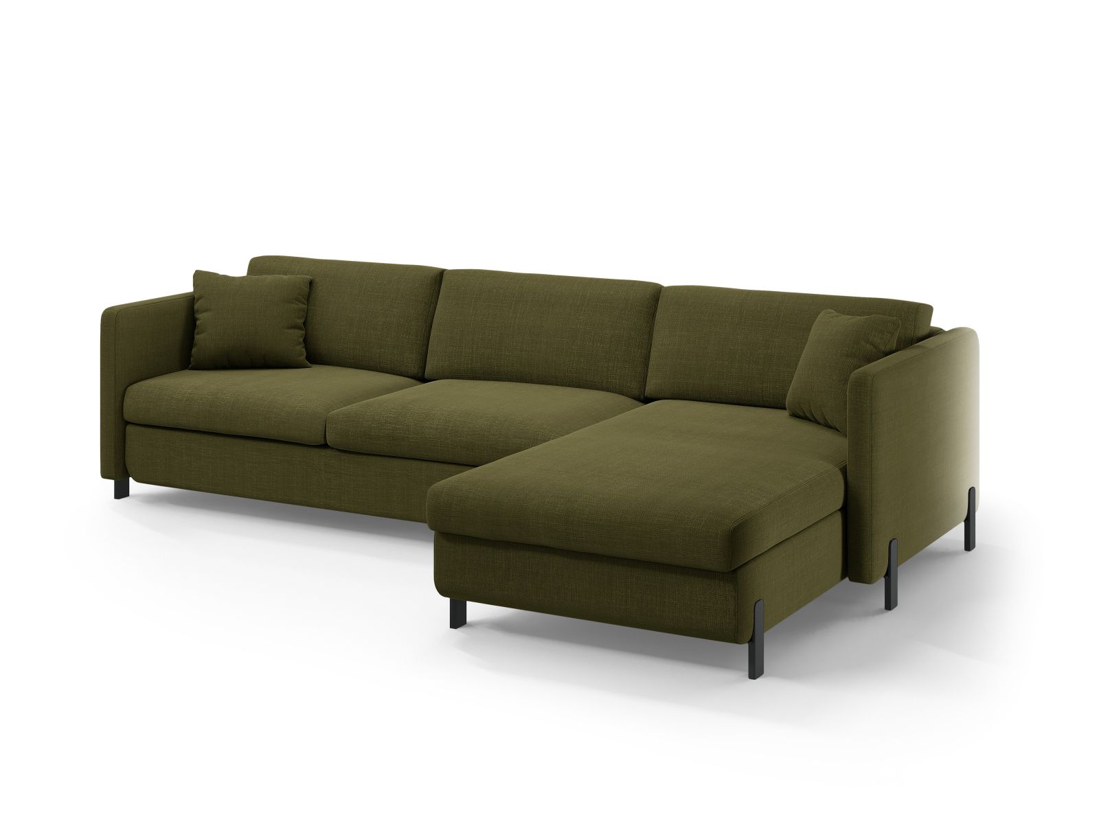 Right Corner Sofa With Bed Function And Box, "Gloria", 5 Seats, 286x170x88