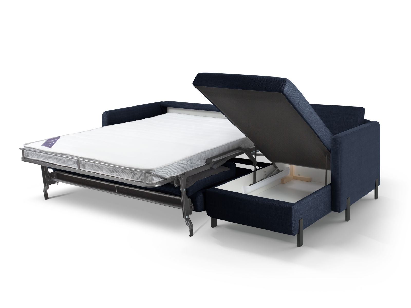 Right Corner Sofa With Bed Function And Box, "Gloria", 5 Seats, 286x170x88