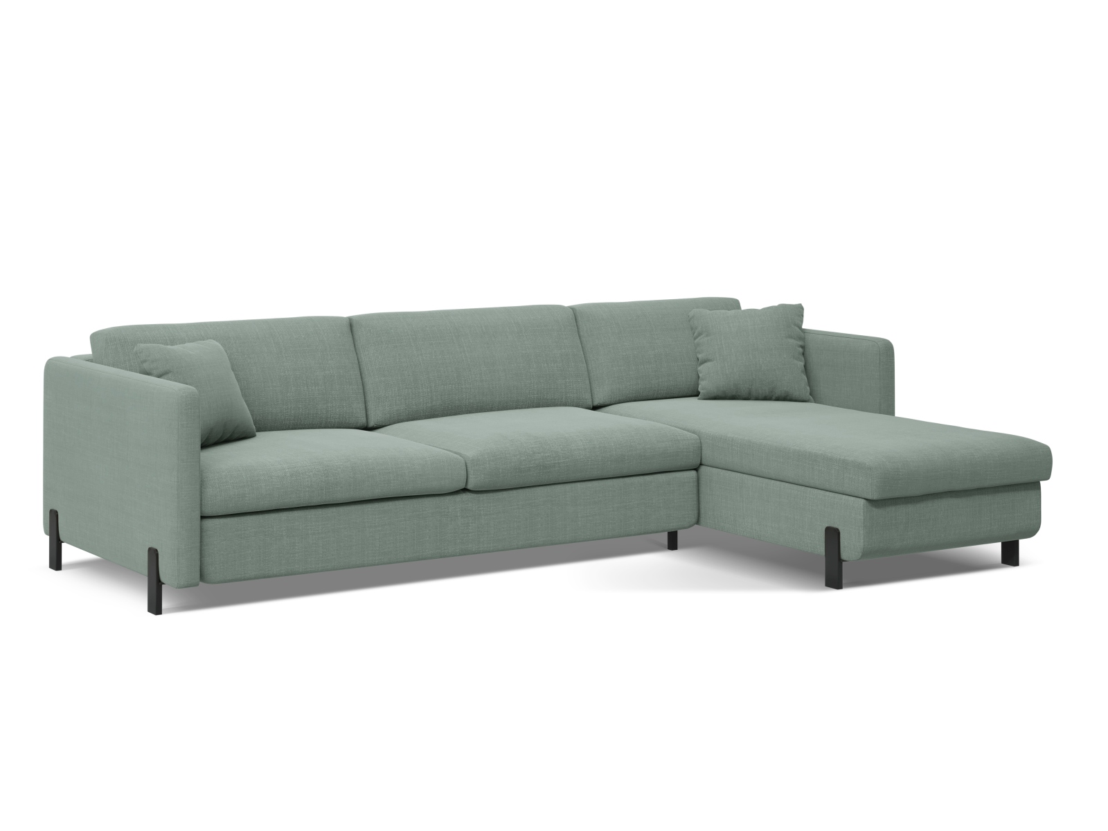 Right Corner Sofa With Bed Function And Box, "Gloria", 5 Seats, 286x170x88