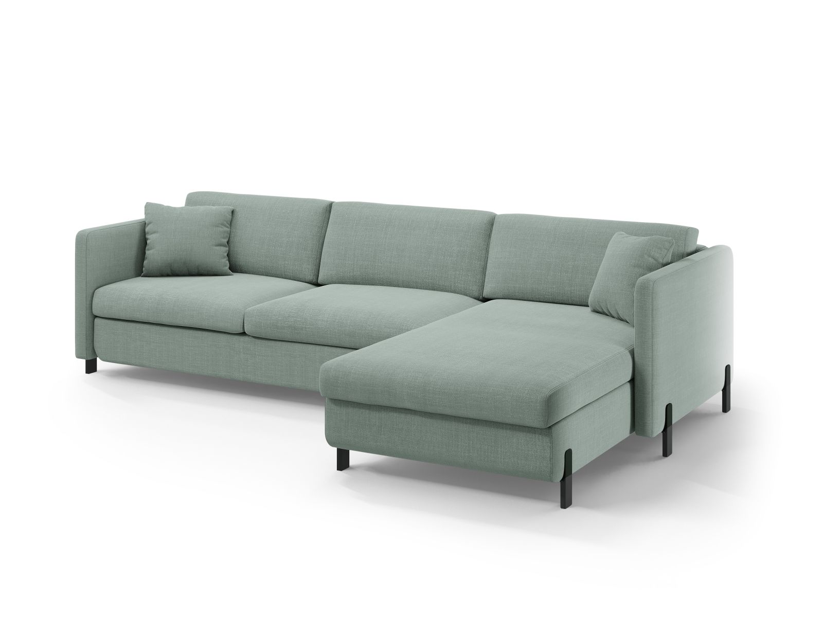 Right Corner Sofa With Bed Function And Box, "Gloria", 5 Seats, 286x170x88