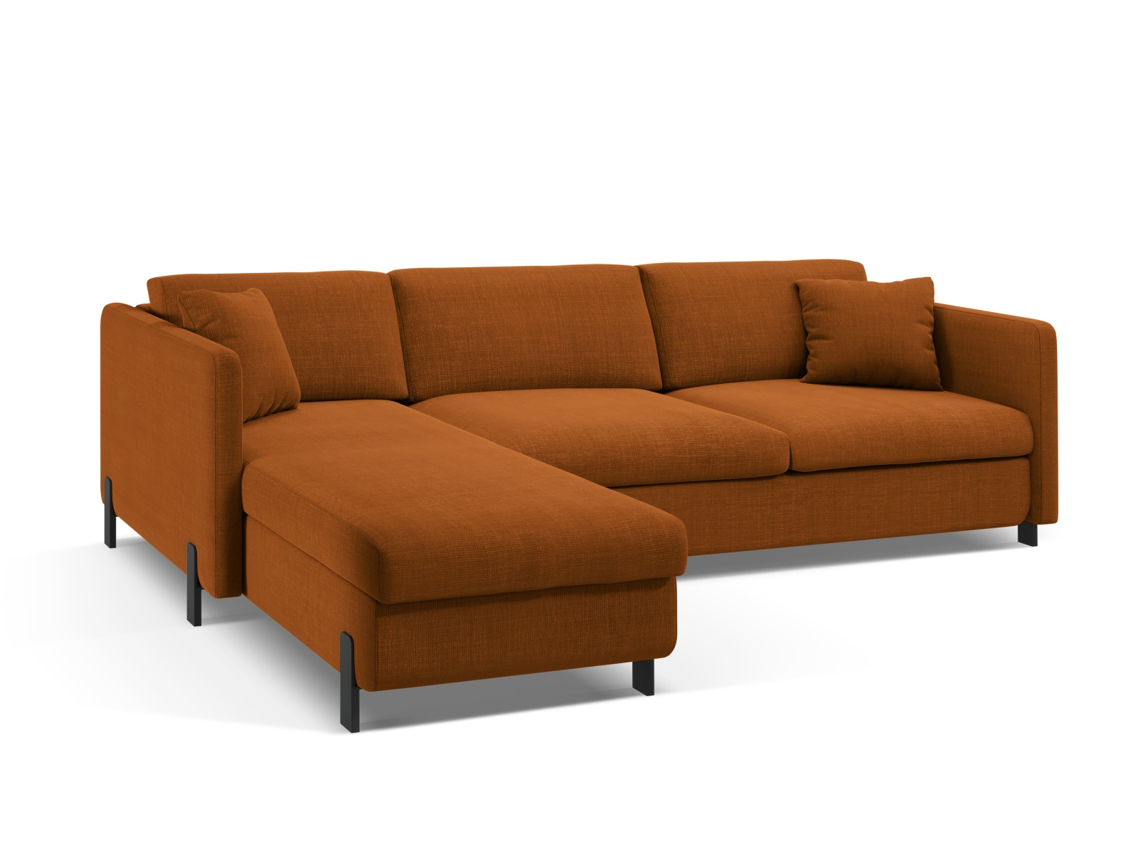Left Corner Sofa With Bed Function And Box, "Gloria", 4 Seats, 266x170x88