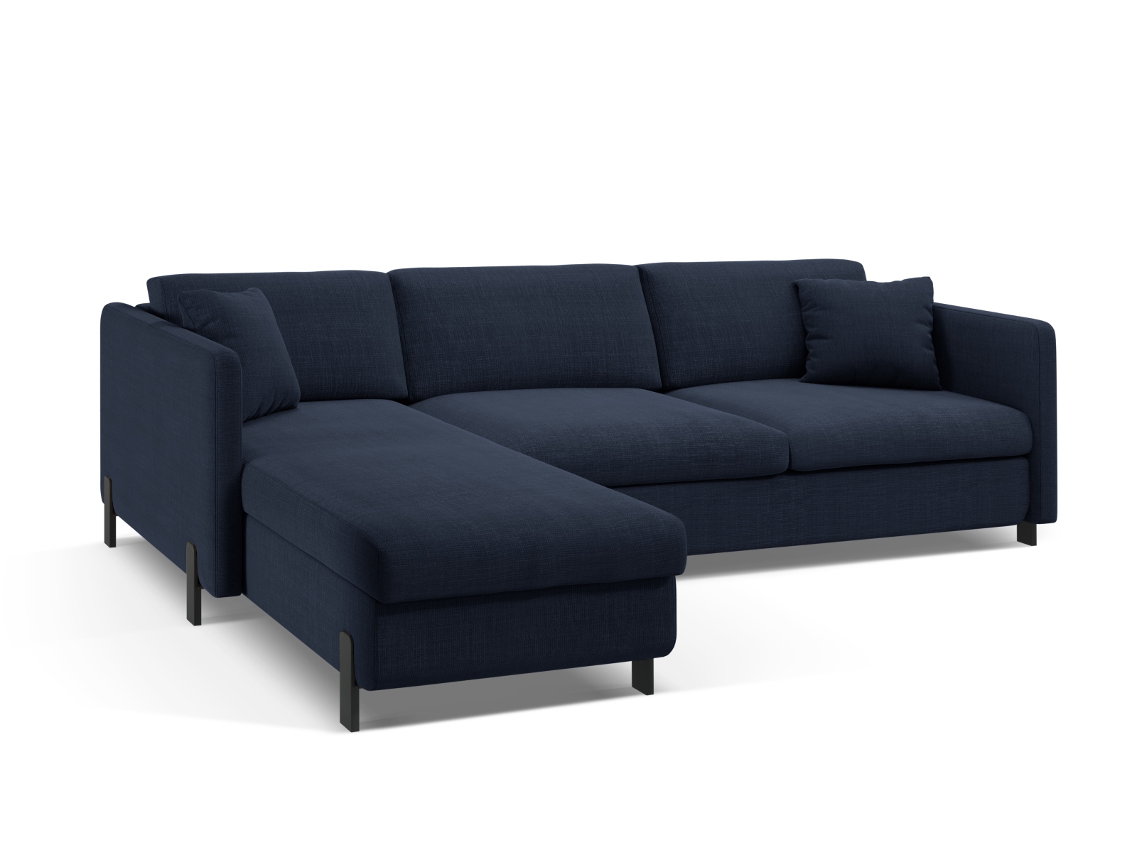 Left Corner Sofa With Bed Function And Box, "Gloria", 4 Seats, 266x170x88