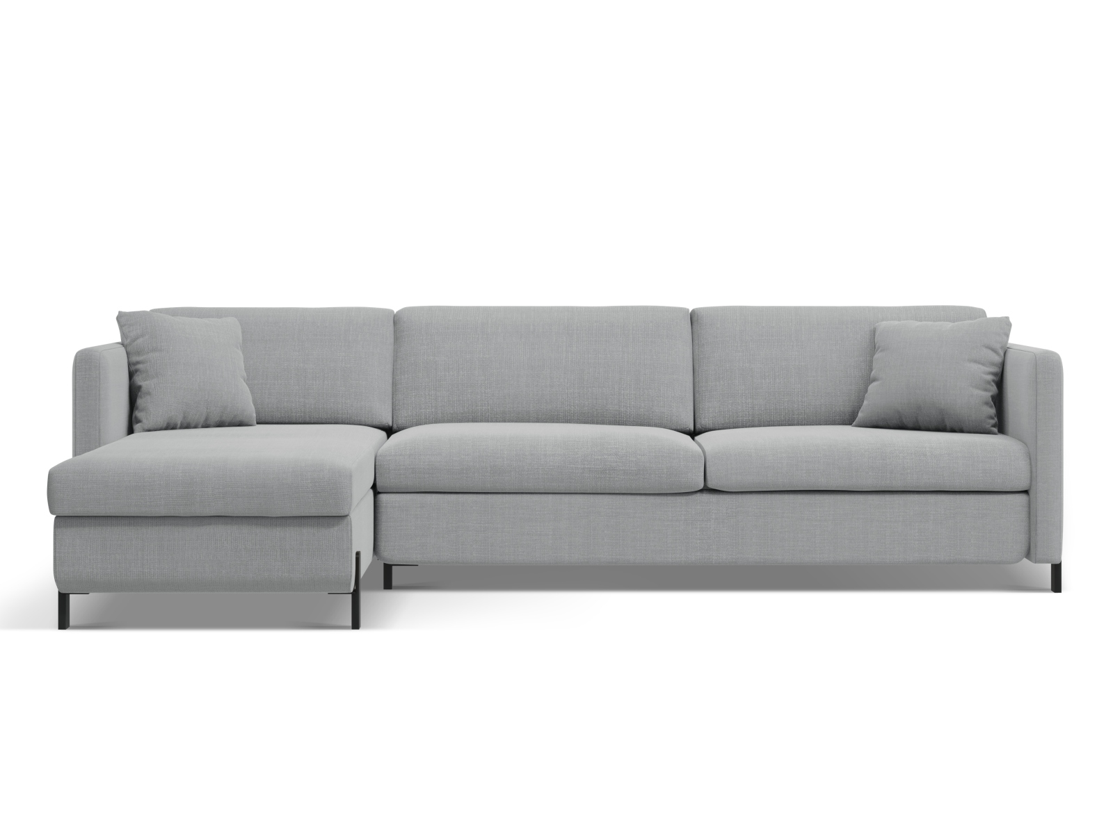 Left Corner Sofa With Bed Function And Box, "Gloria", 4 Seats, 266x170x88
