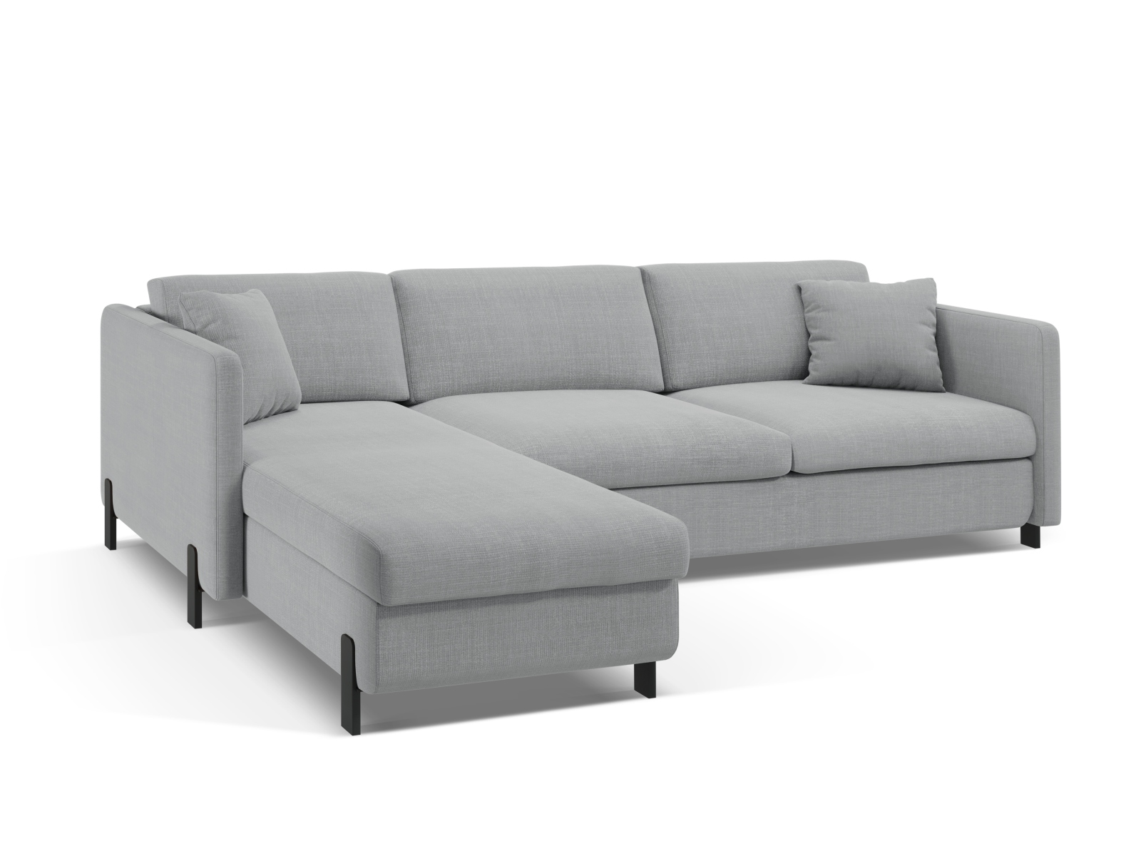 Left Corner Sofa With Bed Function And Box, "Gloria", 4 Seats, 266x170x88