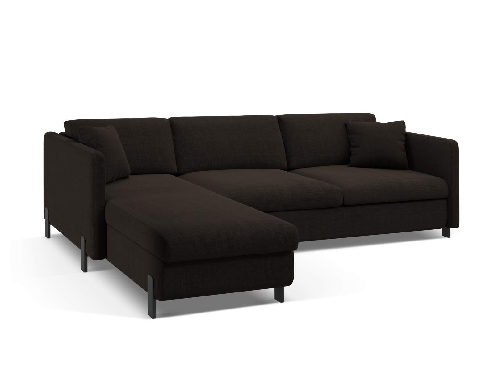 Left Corner Sofa With Bed Function And Box, "Gloria", 4 Seats, 266x170x88