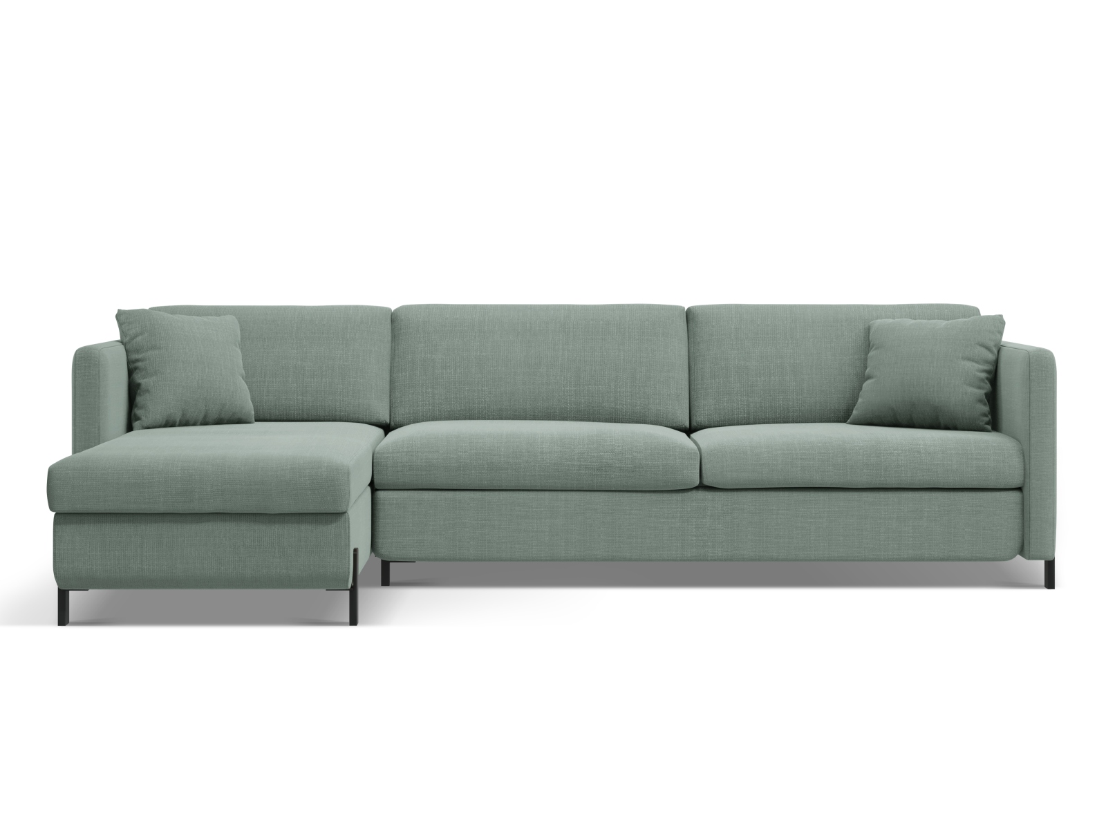Left Corner Sofa With Bed Function And Box, "Gloria", 4 Seats, 266x170x88