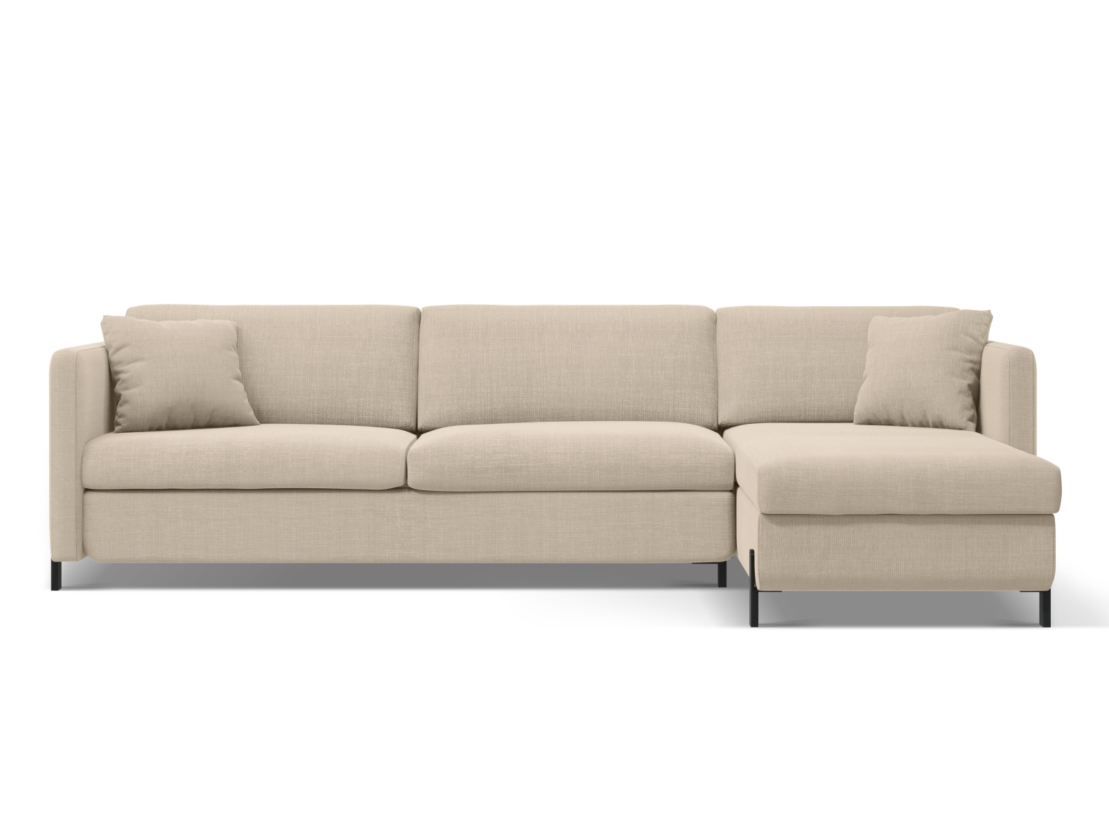 Right Corner Sofa With Bed Function And Box, "Gloria", 4 Seats, 266x170x88