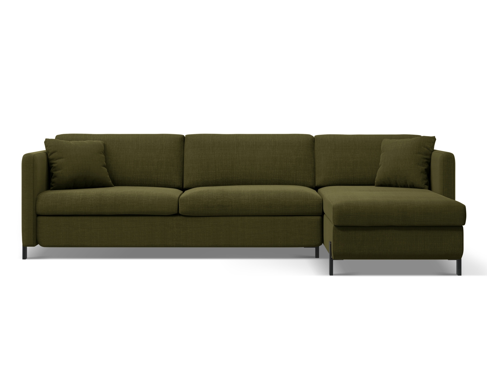 Right Corner Sofa With Bed Function And Box, "Gloria", 4 Seats, 266x170x88