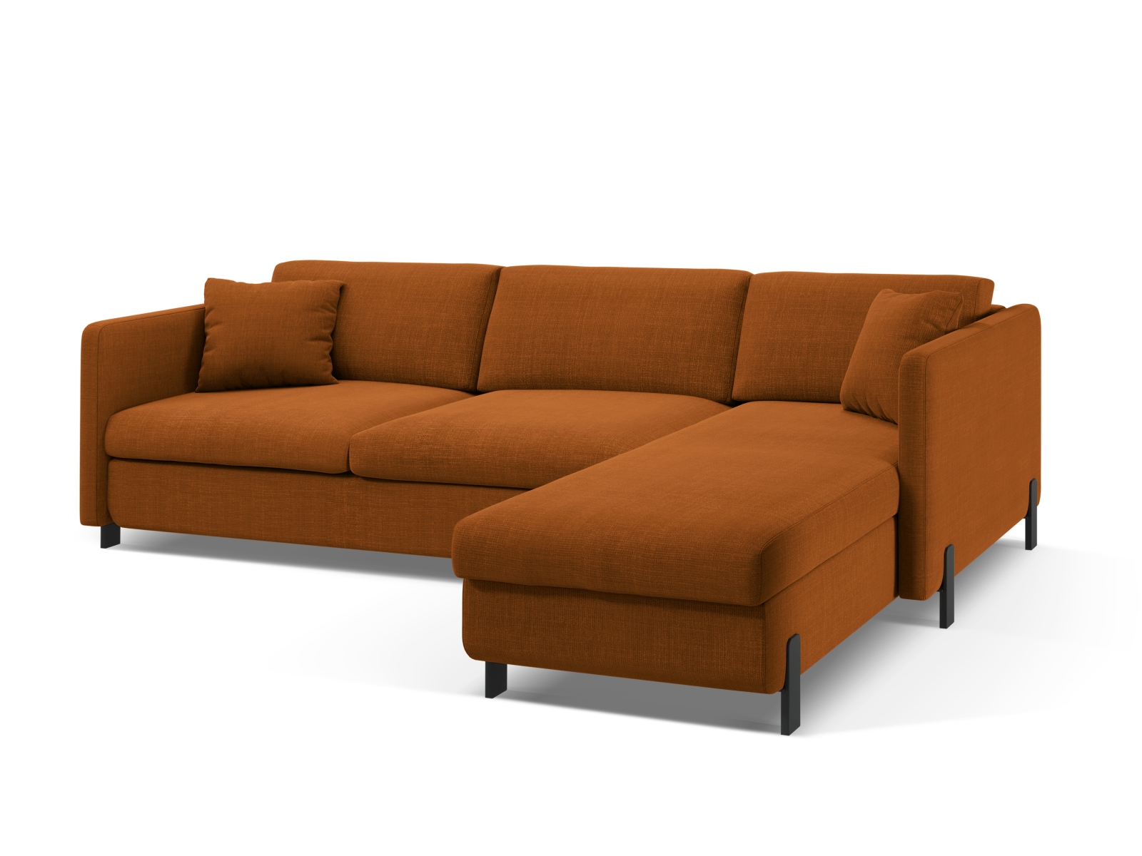 Right Corner Sofa With Bed Function And Box, "Gloria", 4 Seats, 266x170x88