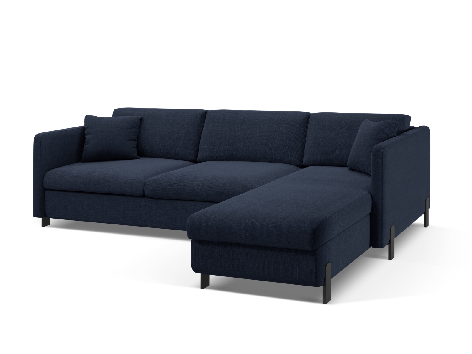 Right Corner Sofa With Bed Function And Box, "Gloria", 4 Seats, 266x170x88