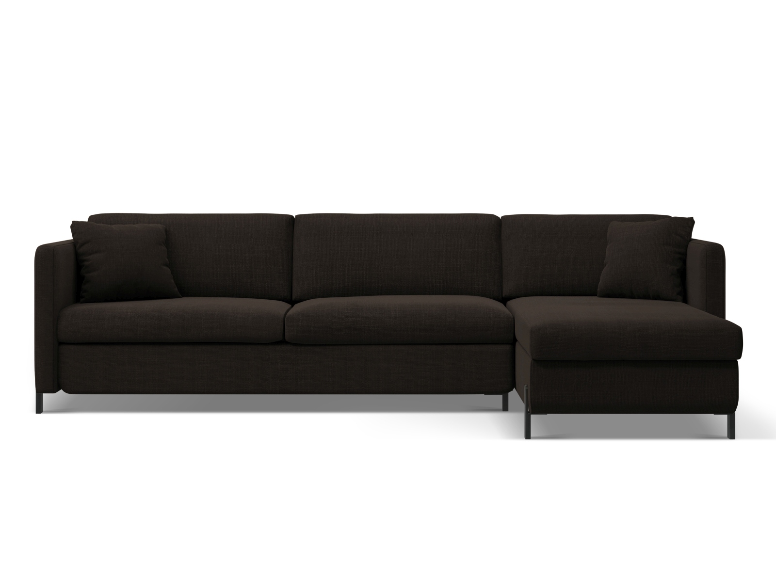 Right Corner Sofa With Bed Function And Box, "Gloria", 4 Seats, 266x170x88