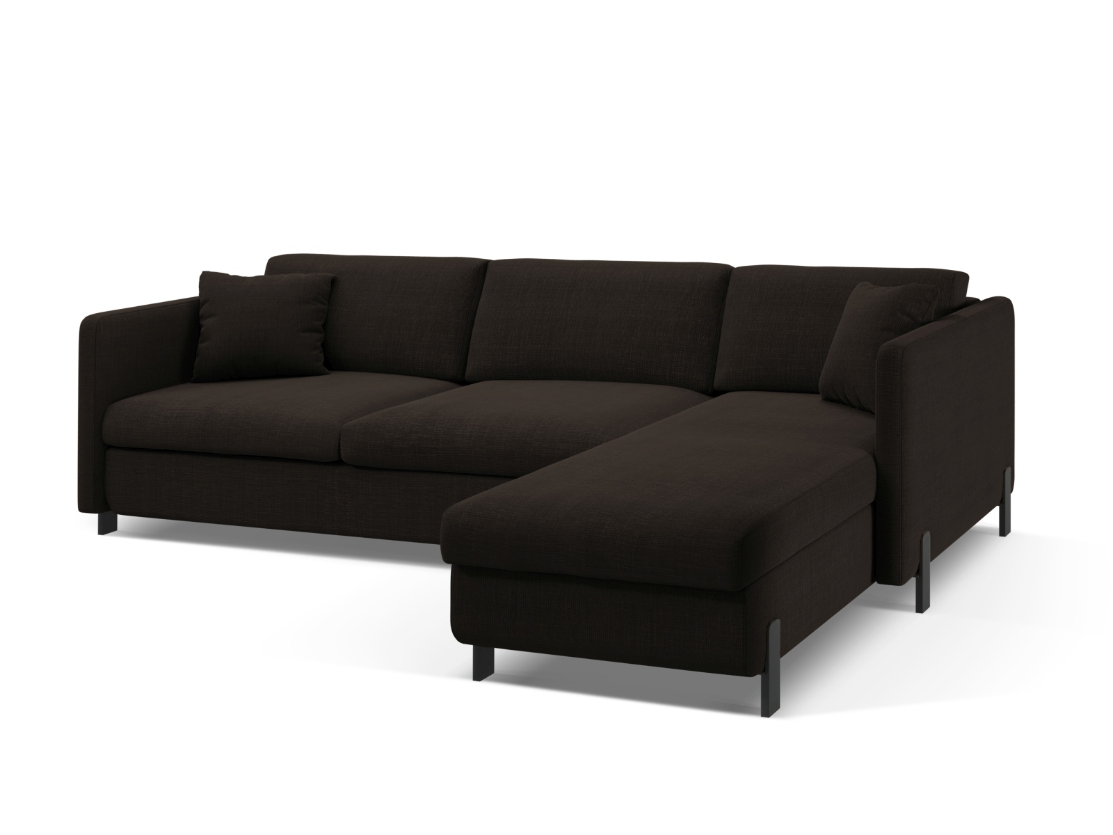 Right Corner Sofa With Bed Function And Box, "Gloria", 4 Seats, 266x170x88