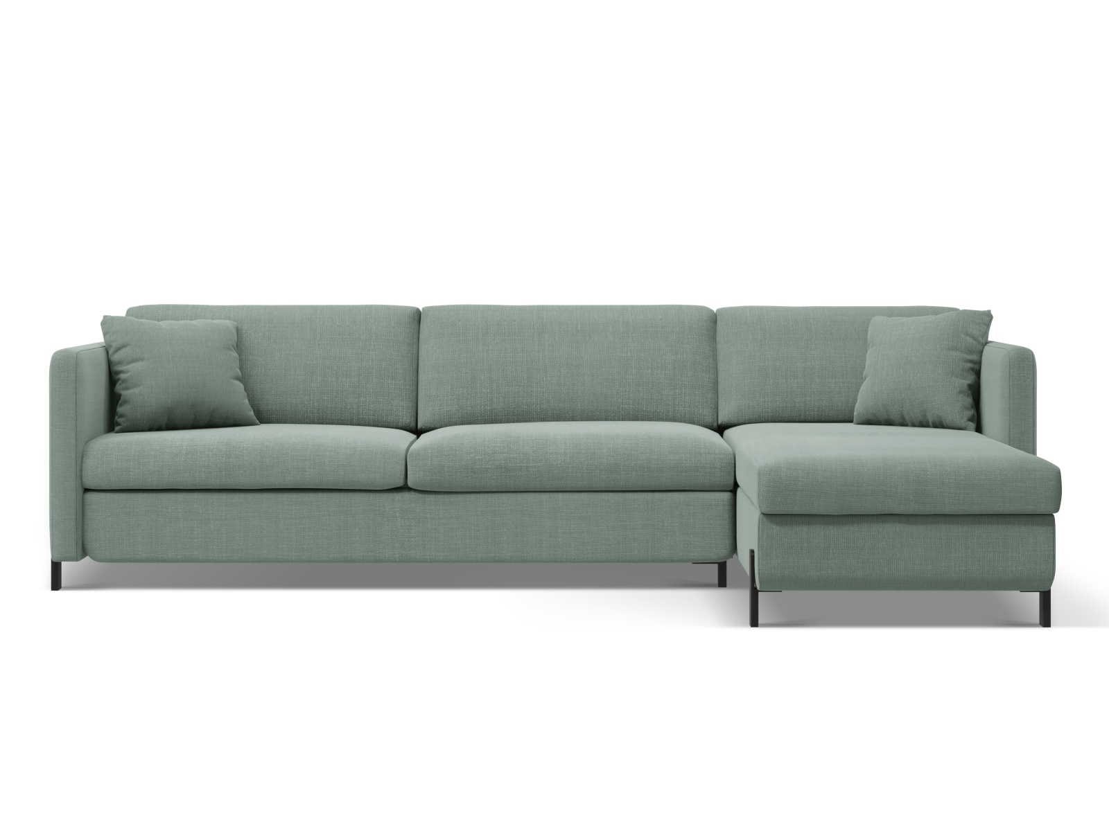 Right Corner Sofa With Bed Function And Box, "Gloria", 4 Seats, 266x170x88
