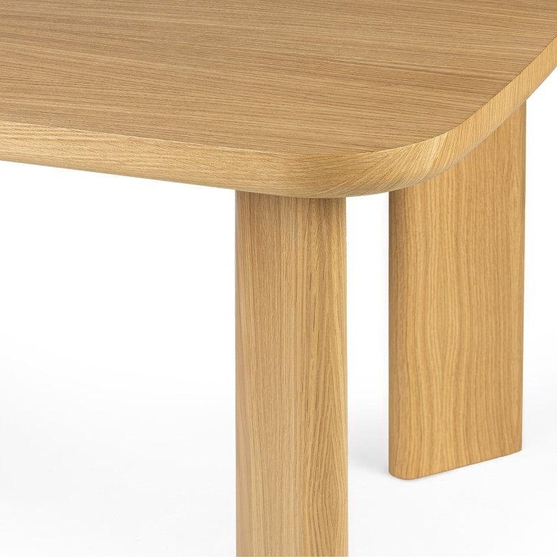 Stół rozkładany Marbella 160-200 cm, prostokątny, naturalny