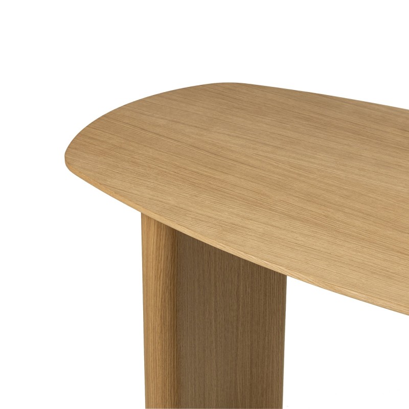 Biurko/konsola Oriento 120 cm, fornir dąb naturalny