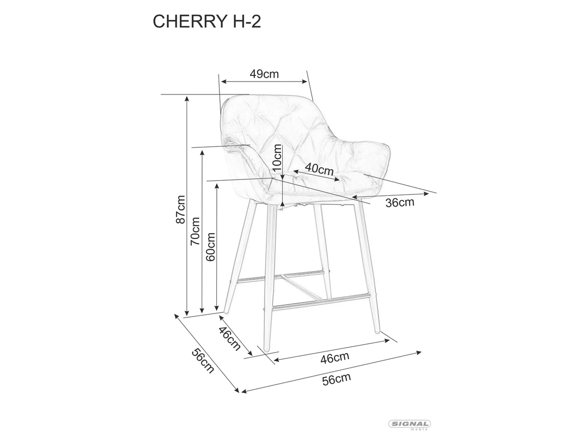 Półhoker Cherry H-2 Velvet