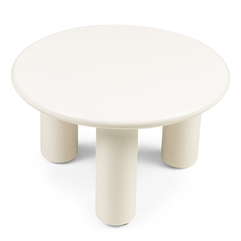 Stolik kawowy Blair 60cm, kremowy, matowy