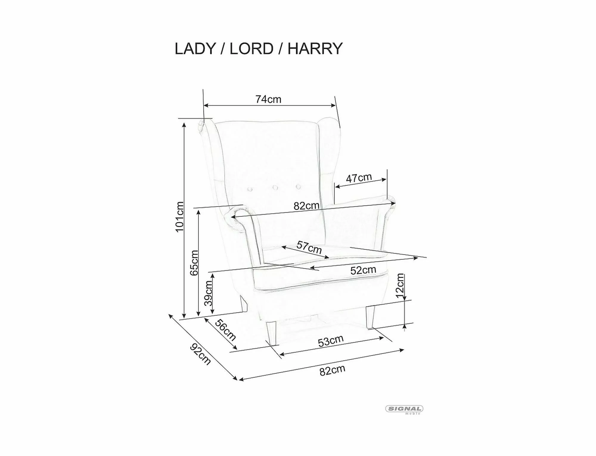 Fotel Lady Velvet