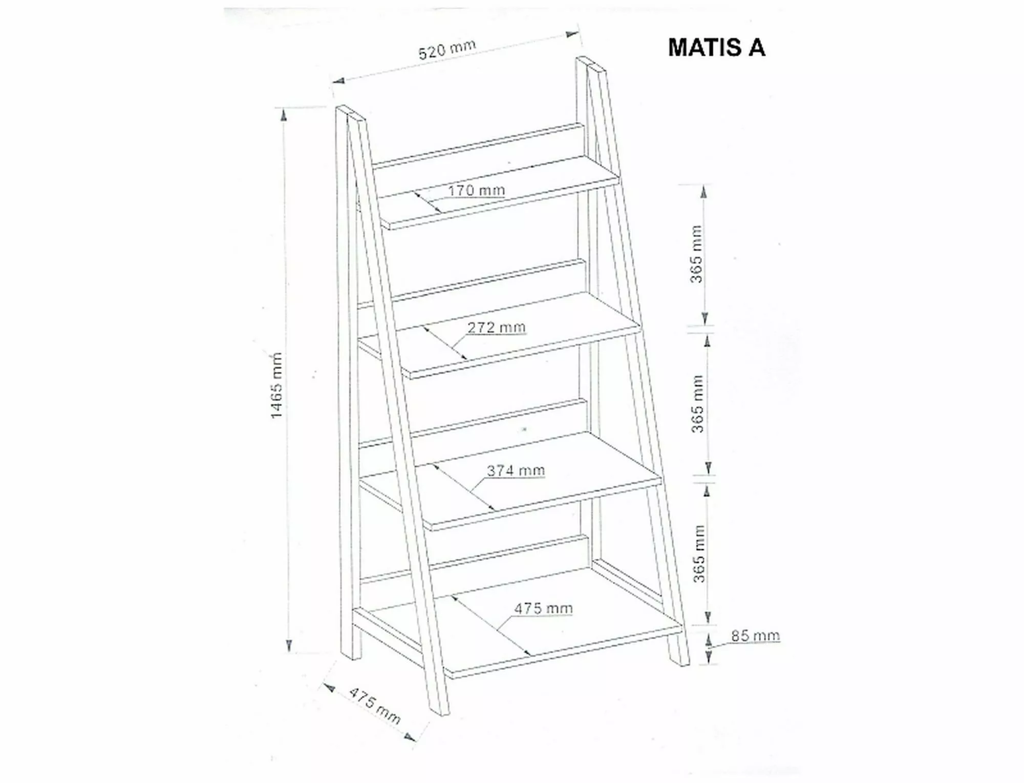 Regał Matis A