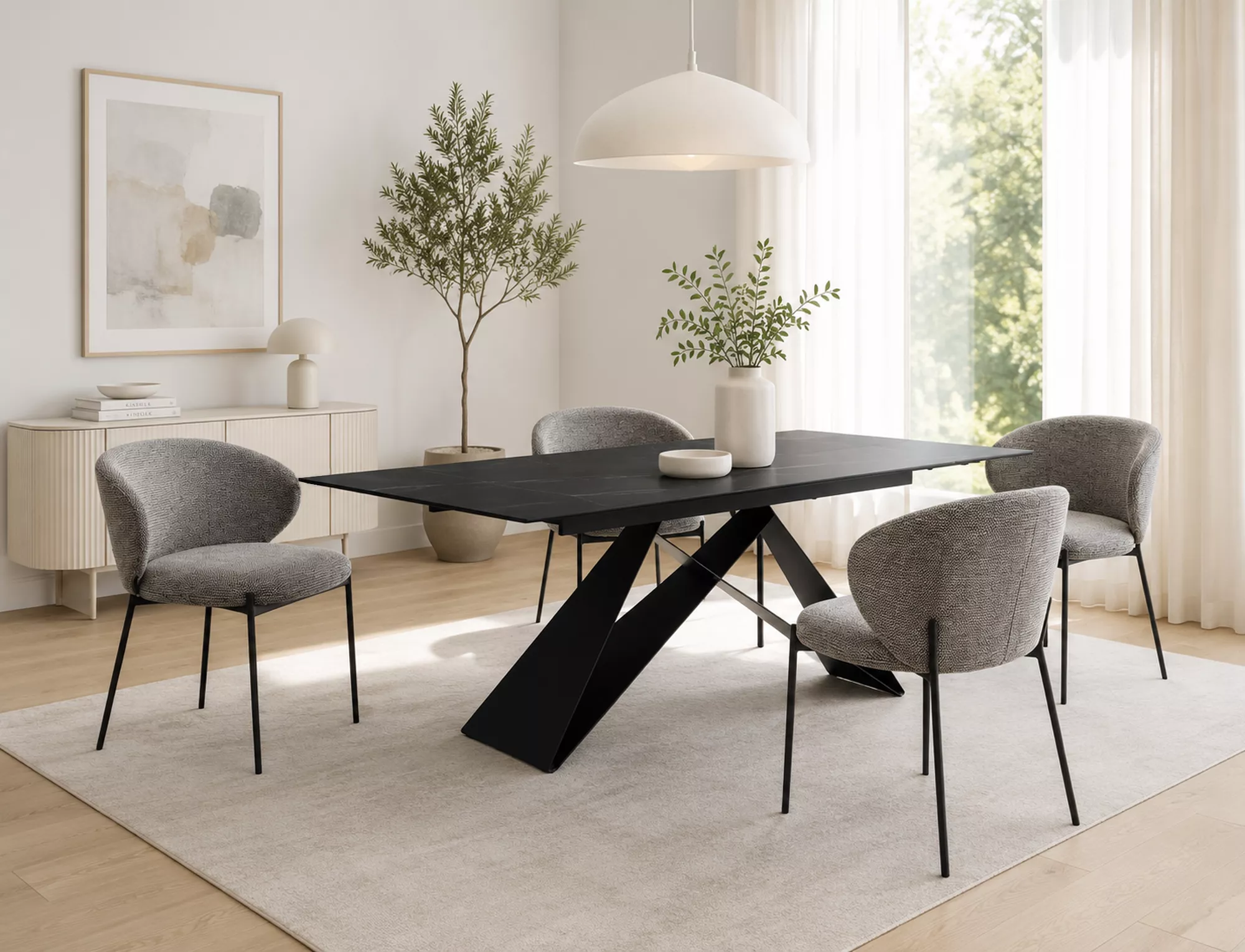 Stół Westin Ceramic Sahara Noir