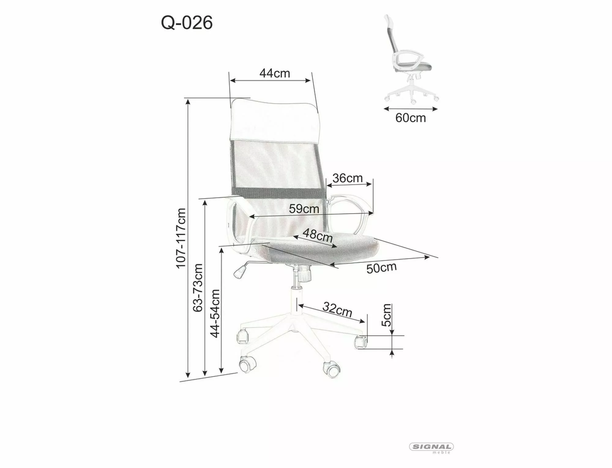 Fotel obrotowy Q-026