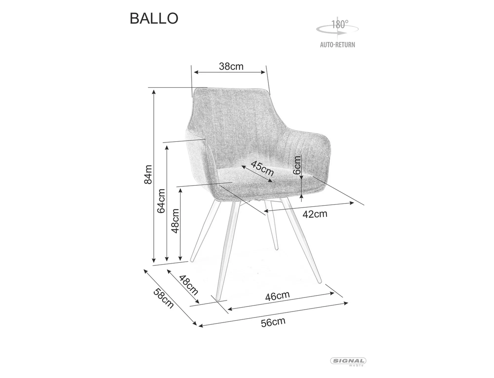 Krzesło Ballo Brego