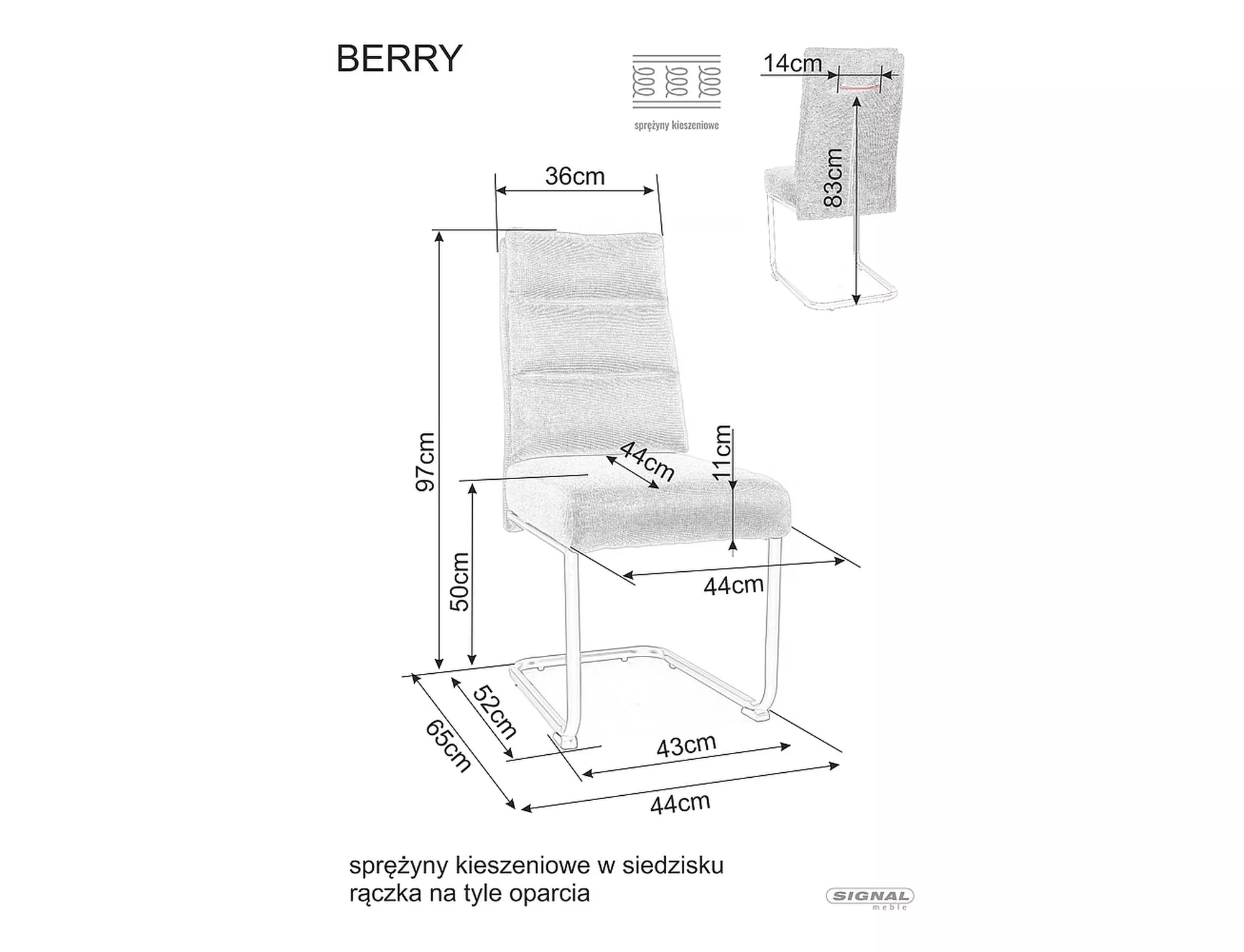 Krzesło Berry Brego