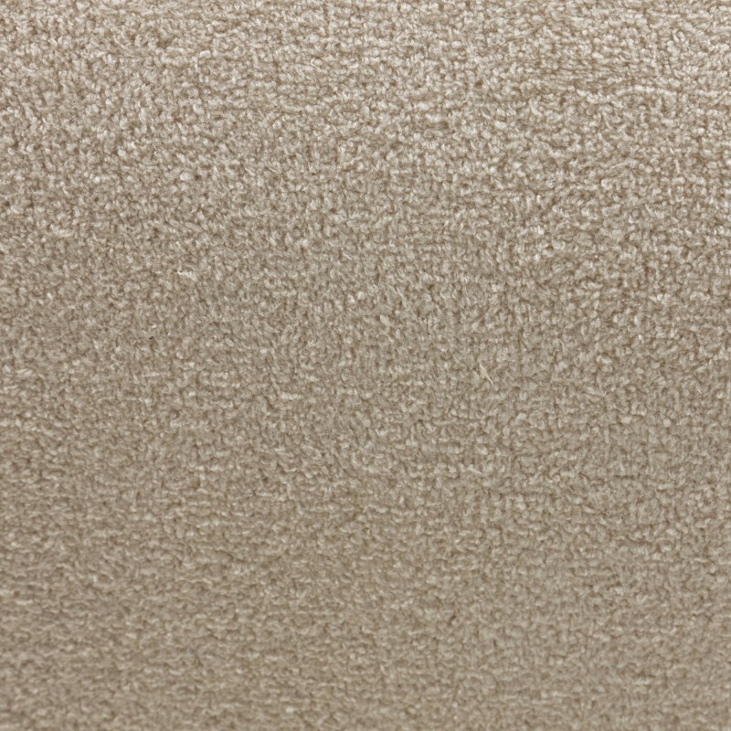Łóżko tapicerowane Nexo 160x200 cm, ze stelażem i pojemnikiem, jasnobeżowe, obłe kształty