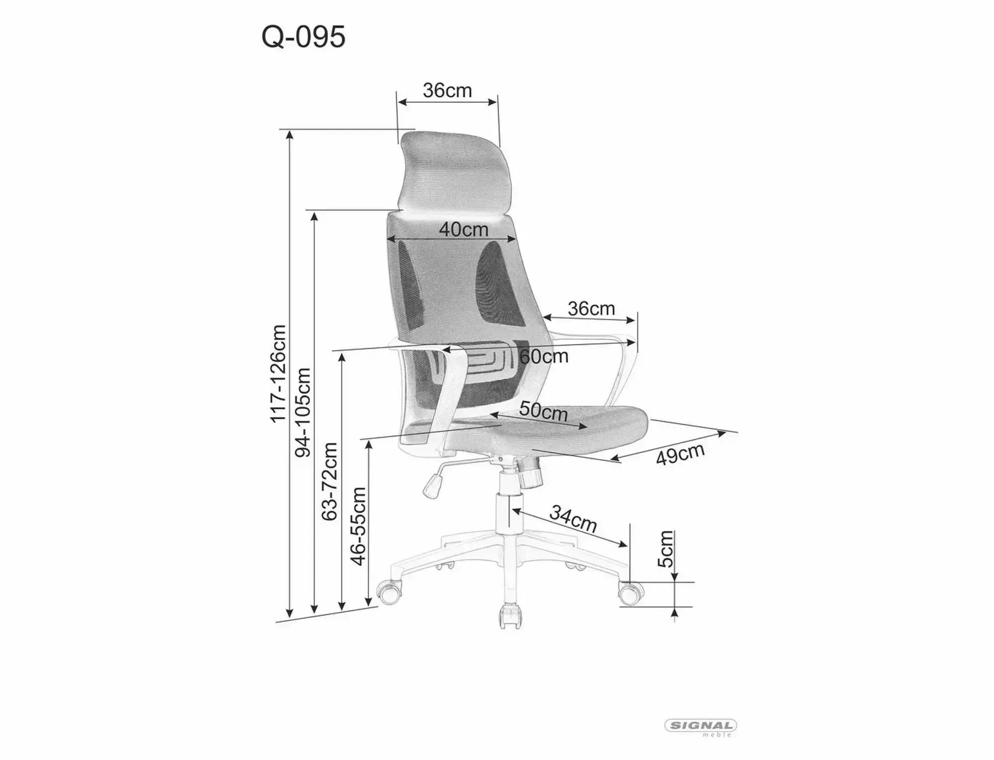 Fotel obrotowy Q-095