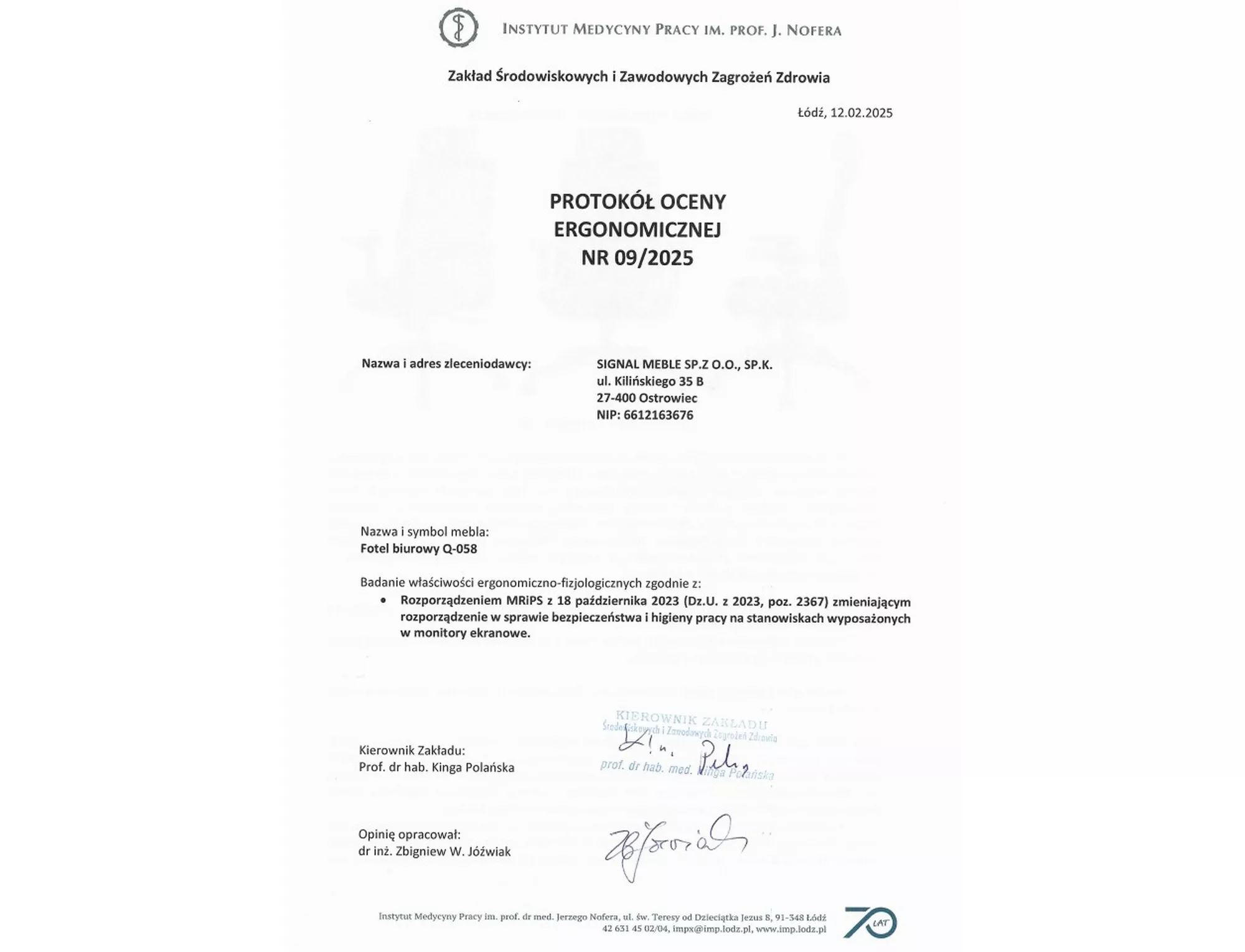 Fotel obrotowy Q-058