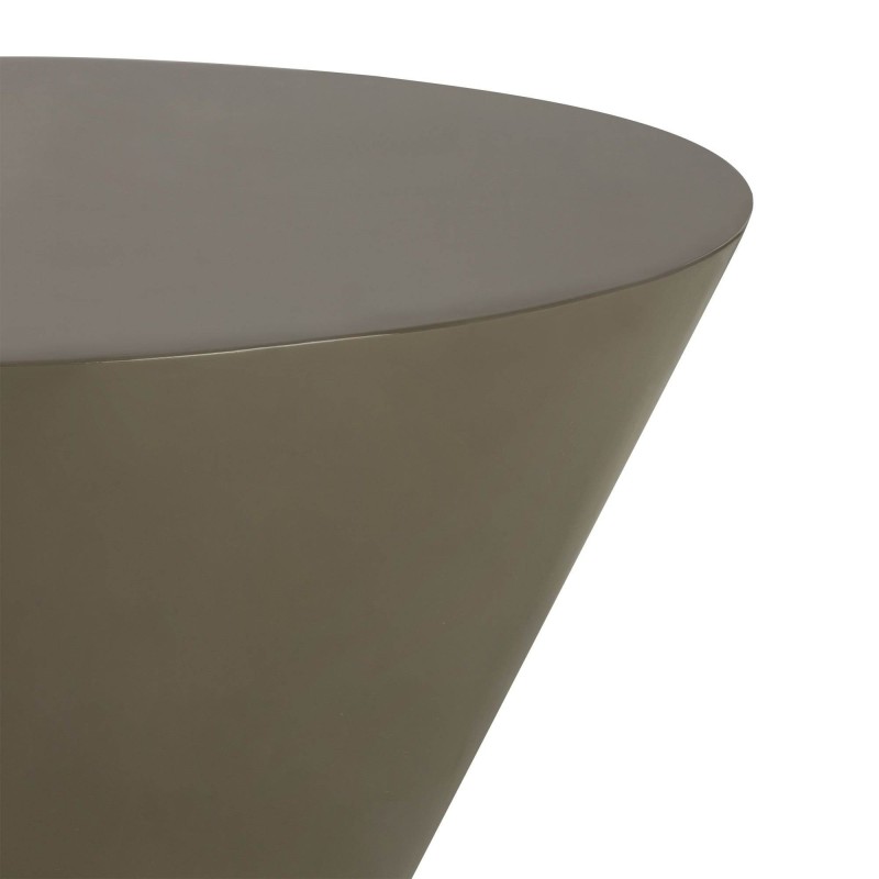 Stolik kawowy Eclipso, 80 cm, zielonoszary, glossy