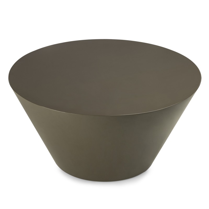 Stolik kawowy Eclipso, 80 cm, zielonoszary, glossy