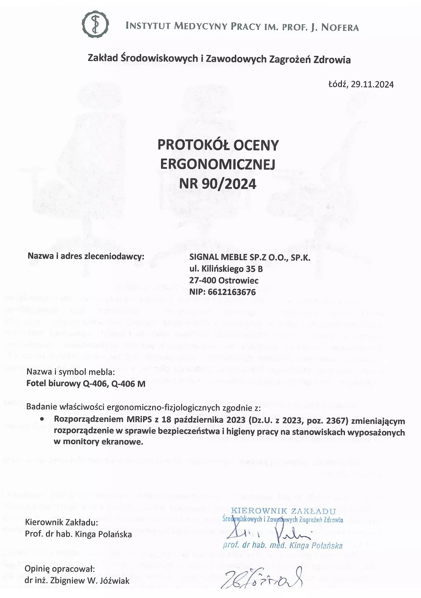 Fotel obrotowy Q-406 M