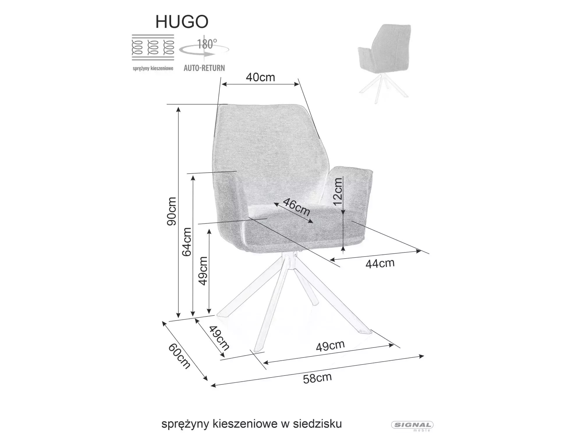 Krzesło Hugo Brego