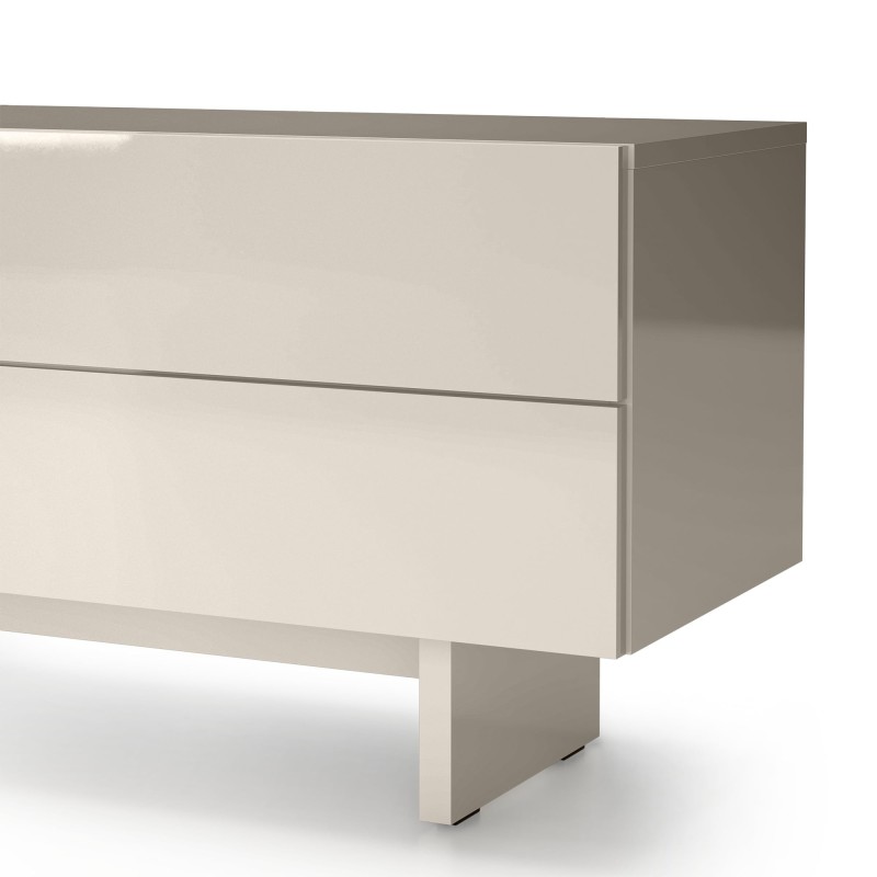 Szafka RTV Glim, kaszmirowa, glossy