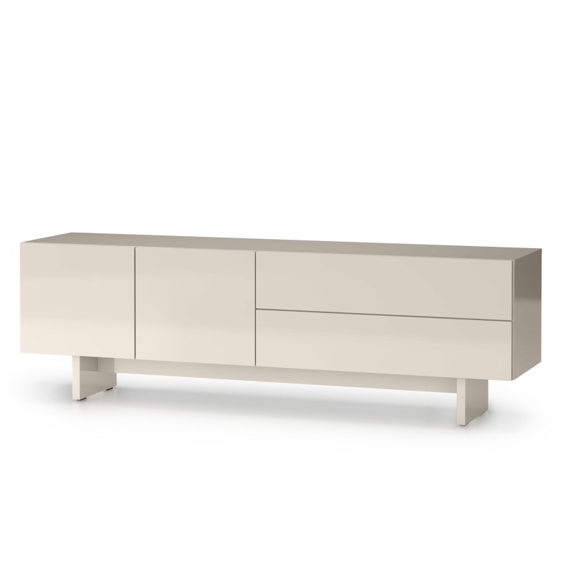 Szafka RTV Glim, kaszmirowa, glossy