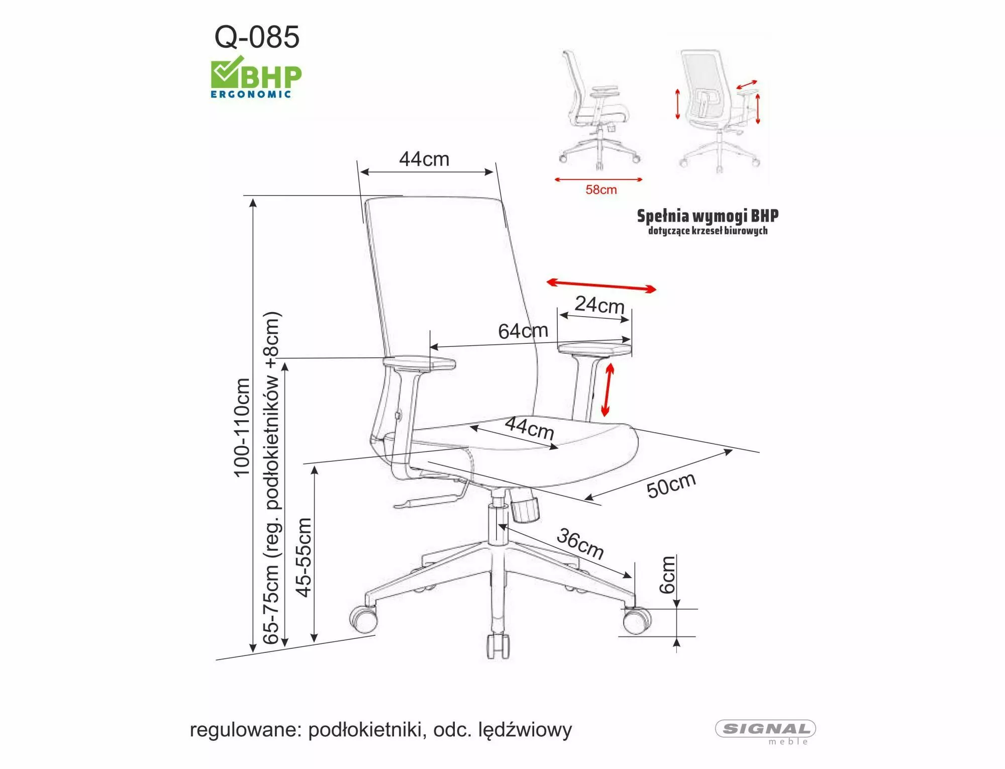 Fotel obrotowy Q-085